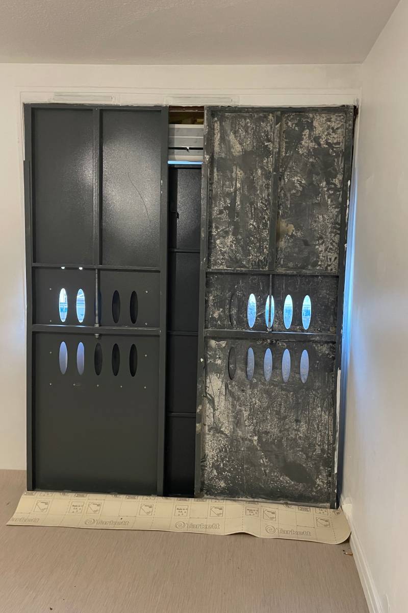 pose panneaux anti squat 1