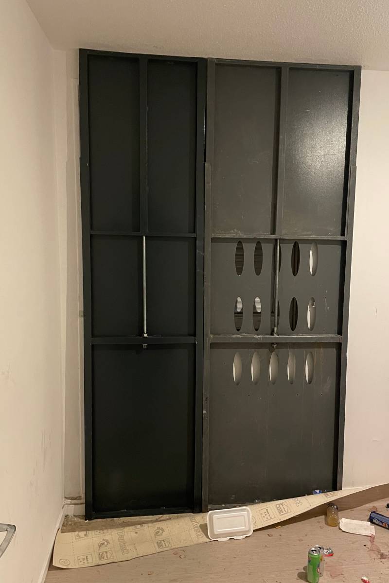 pose panneaux anti squat 2